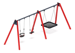 Качели М3 (красный) ИО 13.М.06.03.01.01-01, фото 1
