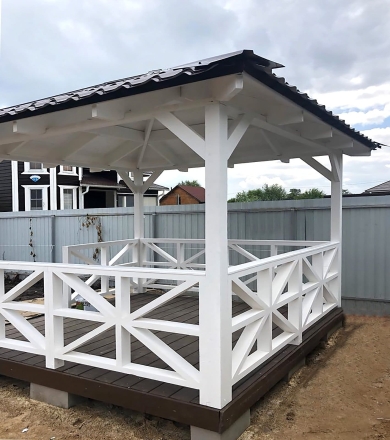 Квадратная беседка ЛОНДОН, фото 4