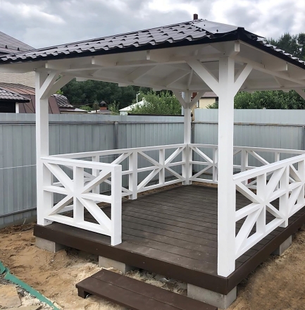 Квадратная беседка ЛОНДОН, фото 2