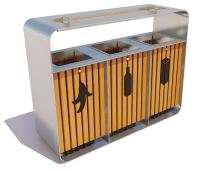 Урна «Трио» для раздельного сбора