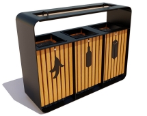 Урна «Трио» для раздельного сбора