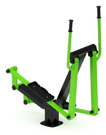 Эллиптический (зеленый) - Уличный тренажер - СТ 010-12.И2, фото 1