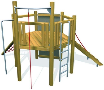 Комплекс для лазания Фламберг, фото 1