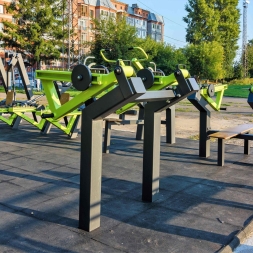Power-1804 Уличный тренажер Приседание с переменной нагрузкой Zavodsporta, фото 8 Power-1804 Уличный тренажер Приседание с переменной нагрузкой Zavodsporta, фото 8