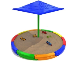 Песочница Кольцо-2 для детской площадки, фото 1