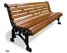 Скамейка уличная Удача, Лиственница 1,8 м 