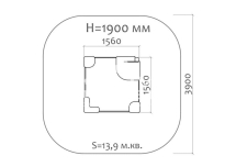 Песочный дворик 05019.21 для детской площадки