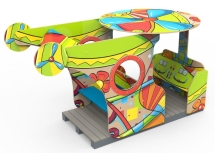 Вертолёт фанерный, паттерн "Фэнтази" МД031.02 Вертолёт фанерный, паттерн "Фэнтази" МД031.02