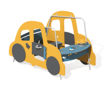 Игровое оборудование Двойная машинка ИО-03 для детской площадки