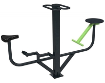 Уличный тренажер TORUDA "Велосипед + твистер сидя"