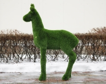 Топиари косуля, самец Рони - газон Deluxe Топиари косуля, самец Рони - газон Deluxe