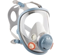 Полнолицевая маска Jeta Safety с антивандальным покрытием + 10 пленок в комплекте, размер M 6950F-M