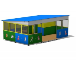 Теневой навес №6 40 м2, фото 1