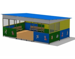 Теневой навес №6 40 м2, фото 2