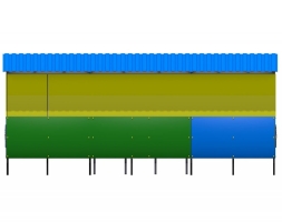 Теневой навес №6 40 м2, фото 4
