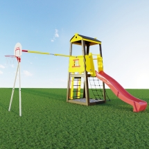 Дачный комплекс "Избушка" (без качелей) Romana R 103.29.04 NEW Дачный комплекс "Избушка" (без качелей) Romana R 103.29.04 NEW