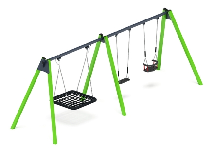 Качели М3 (зеленый) ИО 13.М.06.03.01.01-02, фото 3