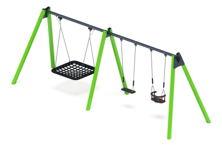 Качели М3 (зеленый) ИО 13.М.06.03.01.01-02, фото 2