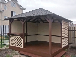 Квадратная беседка ВЕСНА, фото 2 Квадратная беседка ВЕСНА, фото 2