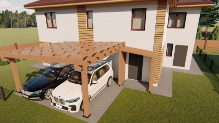 Навес для машин НЕЛЬСОН Премиум комплектация, фото 2