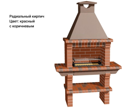 Печь Аристократ 702 Прямоугольный кирпич графитовый серый, фото 11