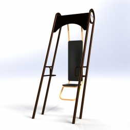 А-0107 Подтягивание уличный тренажер, фото 2 А-0107 Подтягивание уличный тренажер, фото 2