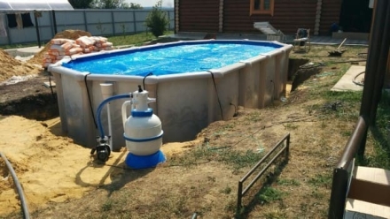 Сборный бассейн Гибралтар 10х5,5х1,35м. (комплект), фото 3