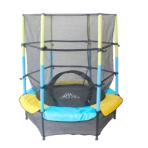 Батут DFC JUMP KIDS 55" желт/син, сетка (137см) Батут DFC JUMP KIDS 55" желт/син, сетка (137см)