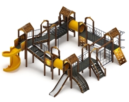 Детская игровая площадка Остров детства (Эко) H=1200 H=2000 ДИК 2.01.8.02-22, фото 3