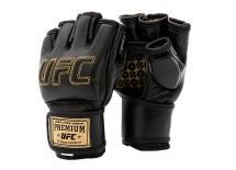 (UFC Премиальные MMA тренировочные перчатки 6 унций чёрные S/M) (UFC Премиальные MMA тренировочные перчатки 6 унций чёрные S/M)