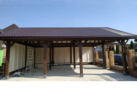 Навес для авто ВИК Несущий каркас, фото 7