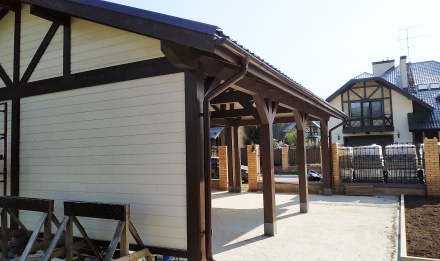 Навес для авто ВИК Несущий каркас, фото 8