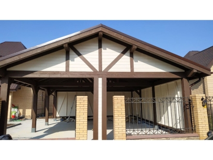 Навес для авто ВИК Несущий каркас, фото 2