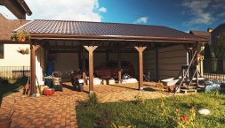 Навес для авто ВИК Несущий каркас, фото 6