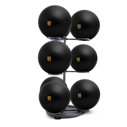 Стойка для мячей гимнастических на 9 мячей серая, фото 1