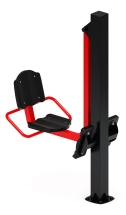 Жим ногами (красный) - Уличный тренажер - СТ 011-11 Жим ногами (красный) - Уличный тренажер - СТ 011-11