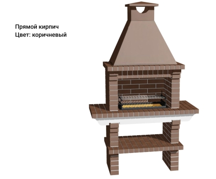 Печь Аристократ 702 Радиальный кирпич коричневый, фото 8