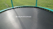 Батут с защитной сеткой (лестница в комплекте) Diamond Fitness Black Edition 10ft (305 см)  Батут с защитной сеткой (лестница в комплекте) Diamond Fitness Black Edition 10ft (305 см)