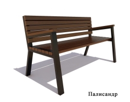 Садово-парковая скамейка «Гамбург», Ангарская сосна 0,6 м, фото 5 Садово-парковая скамейка «Гамбург», Ангарская сосна 0,6 м, фото 5