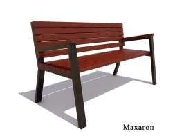 Садово-парковая скамейка «Гамбург», Ангарская сосна 0,6 м, фото 4 Садово-парковая скамейка «Гамбург», Ангарская сосна 0,6 м, фото 4