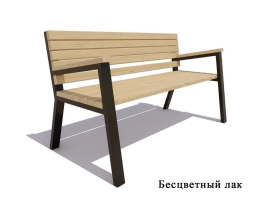 Садово-парковая скамейка «Гамбург», Ангарская сосна 0,6 м, фото 1 Садово-парковая скамейка «Гамбург», Ангарская сосна 0,6 м, фото 1
