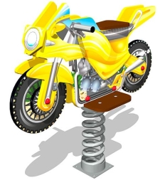 Качалка на пружине Байк У1 КЧ062 для детской площадки