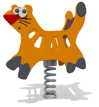 Качалка Тигр ВСТ 3251 на 1 пружине для детской площадки, фото 1