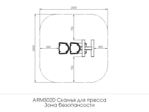 Скамья для пресса ARMS020