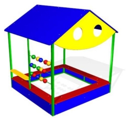 Песочный домик Магазин П012 для детской площадки