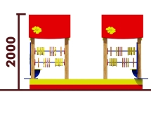 Песочный дворик 05013.21 для детской площадки