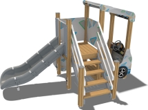 Игровой макет Машинка Акселератор МД102.00.1 для детской площадки