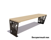 Банкетка Павлин, Лиственница 1,2 м