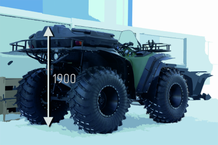Квадроцикл-болотоход СОКОЛ 1.5 УАЗ Тимкен (ПСМ), фото 5