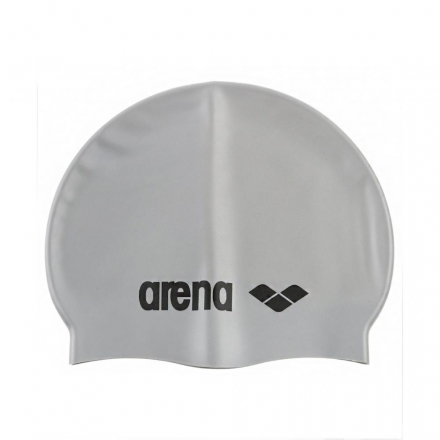 Шапочка для плавания (силиконовая) Arena Classic Silicone Cap (silver), фото 1